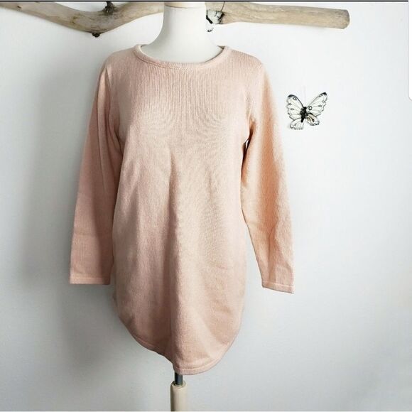 Elliatt by Revolve blush scoop hem tunic sweater - Picture 1 of 7